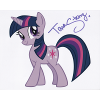 Tara Strong Autographed 8" x 10" (My Little Pony)