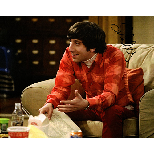 Simon Helberg Autographed 8"x10" (The Big Bang Theory)