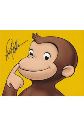 Frank Welker Autographed 8"x10" (Curious George)