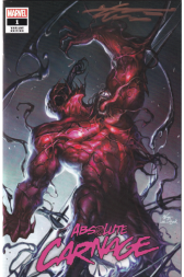 Absolute Carnage #1 Exclusive Trade Cover Variant Signed By Inhyuk Lee