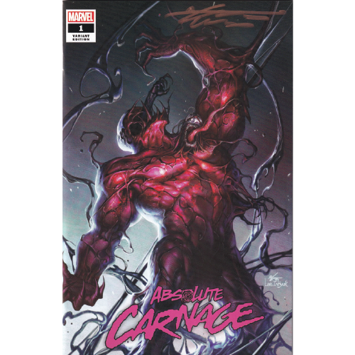 Absolute Carnage #1 Exclusive Trade Cover Variant Signed By Inhyuk Lee