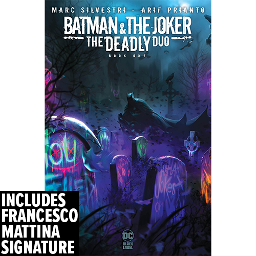 Batman & The Joker: The Deadly Duo #1 Signed Exclusive Trade Cover Variant