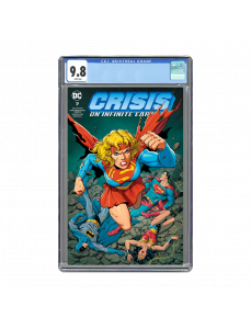 Crisis On Infinite Earths #7 Exclusive Trade Cover Variant CGC Graded