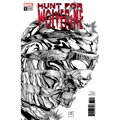 Hunt For Wolverine #1 1:50 Steve McNiven B/W Retailer Incentive