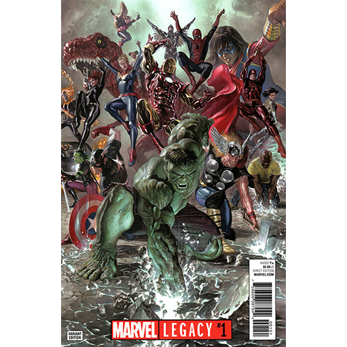 Marvel Legacy #1 1:50 Alex Ross Color Retailer Incentive