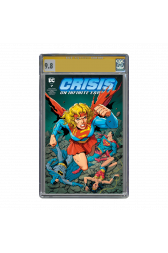 Crisis On Infinite Earths #7 Exclusive Trade Cover Variant CGC Signature Series