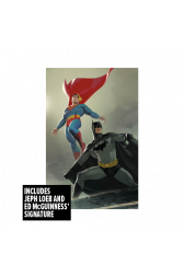Superman Batman #1 Signed Exclusive Virgin Foil Cover Variant