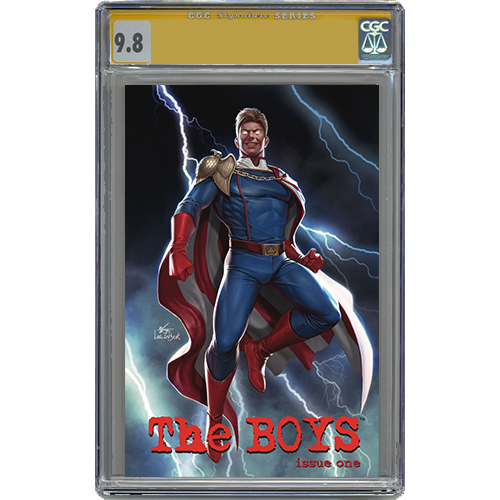 The Boys #1 Exclusive Trade Cover Variant CGC Signature Series - Lee