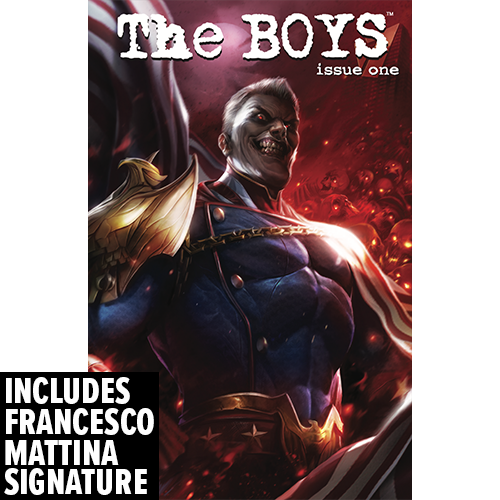 The Boys #1 Signed Exclusive Trade Cover Variant - Mattina