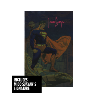 Batman/Superman World's Finest #1 Exclusive Foil Cover Superman Variant Signed By Mico Suayan