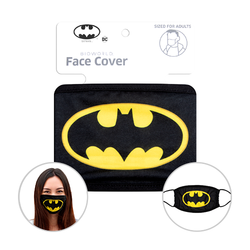 Officially Licenced Batman Face Mask. Sized for adults.
