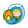 Aquaman DC Chibi Pin