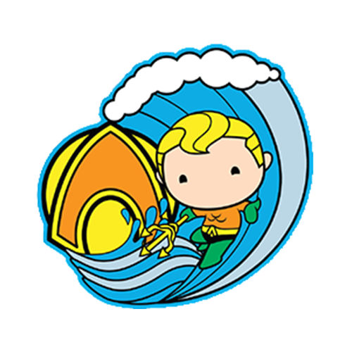 Aquaman DC Chibi Pin